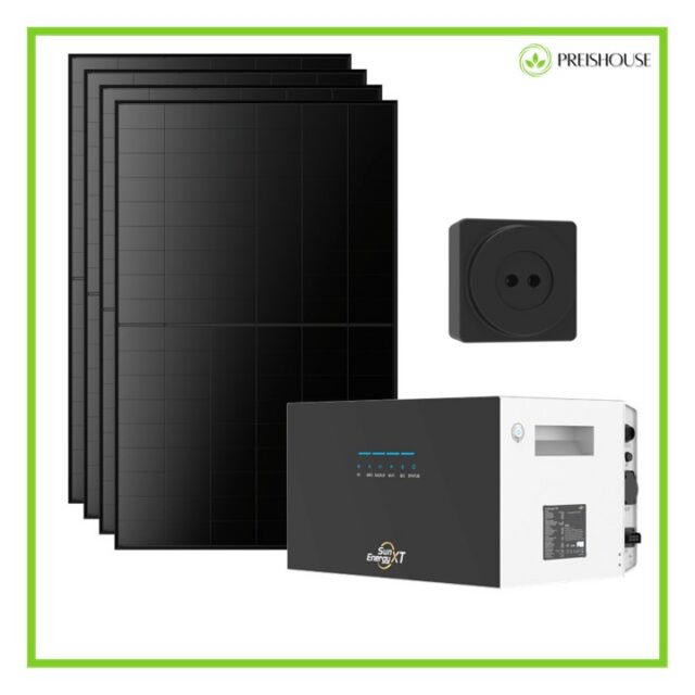 Balkonkraftwerk 800 W mit SunEnergy XT 500 Speicher